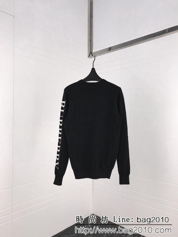 BURBERRY巴寶莉 18SS秋冬新款 手臂Burberry字母logo 簡單百搭款 毛衣 ydi1090